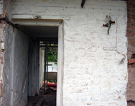 Stone walls to be restored.