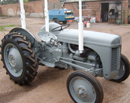 Vintage tractor fully restored.