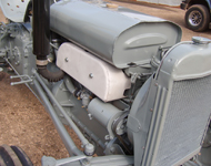 Vintage tractor fully restored.